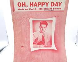 Vintage Sheet Music, Oh Happy Day by Don Howard Koplow ...