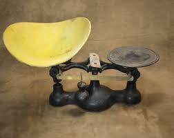 NICE Antique Penn Scale Company Cast Iron Balance Scale ...