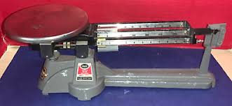 Vintage Ohaus Triple Beam Balance Scale - AS IS - MISSING 1 WEIGHT | eBay