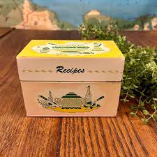 Vintage Recipe Box by Ohio Art Company | MCM | Midcentury ...