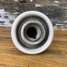 Vintage White Porcelain Insulator - Unmarked - Uncracked - Etsy