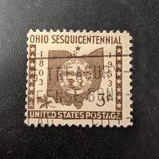 Ohio Sesquincentennial 1803-1953: 3 Cent - Cancelled US ...