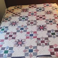 Patchwork Star Hand Quilted - Multicolor Quilt/Wall Hanging