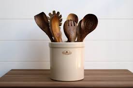 Stoneware Crock (2 Quart) From Acorn Bluff Home for Utensils ...