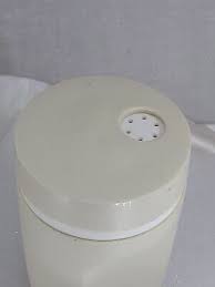 Vintage Tupperware Salt Single Shakers White / Almond 1471 ...