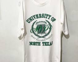 Vintage 90s University of North Texas T-shirt College Graphic Tee Size XL - Etsy