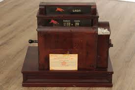 Vintage National Hand-Crank Cash Register | Chairish