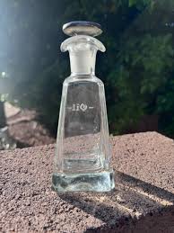 Vintage Glass Cruet Etched Oil & Vinegar Class Stopper ...