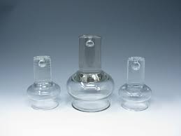Vintage Danish Designed Air Bubble Glass Candle Holders Made in Poland – edgebrookhouse