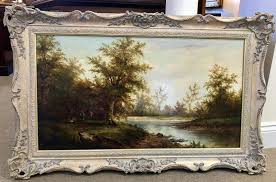 John Westall - Woodland Camp By A River - Landscape Oil Painting on Canvas By John Westall For Sale at 1stDibs | woodland painter, woodland painting, painter in woodland