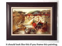 1970's Original Oil on Canvas Painting Whimsical Child Playing Summer Floral Signed Rene! #BV - Etsy