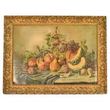 Large Giltwood Picture Frame with Intricate Decoration Louis XV Style For Sale at 1stDibs