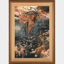 Marliese Steyn (South Africa, 1973 - ), Portrait of a Miner ...