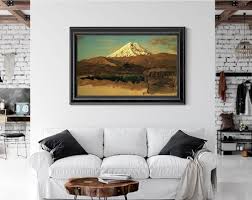 Mount Chimborazo, Ecuador 1 By Frederic Edwin Church Print or Oil Painting Reproduction from Cutler Miles.