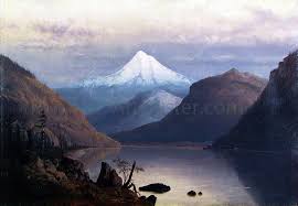William Parrott Mr. Hood from the Columbia River Oil Painting – Art Oyster LLC
