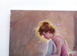 ▷ Ballet dancer with violin - Ballerina painting by Domenico Ronca, 2023 | Oil Painting for Sale | Artsper