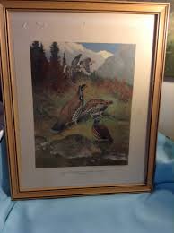 Band-tailed Pigeon, Blue Grouse, Mountain Quail Print by ...