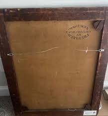 Antique Oil Painting Portrait of a Young Girl in a White ...