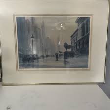 Tom Lynch Lithograph Print. Hand signed “Michigan Ave Memories' Framed | eBay