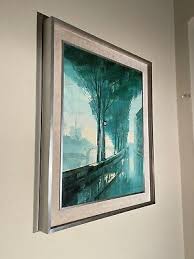 STUNNING IMPRESSIONIST IMPASTO PARIS ALONG SEINE RIVER/NOTRE DAME CATHEDRAL 1977 | eBay