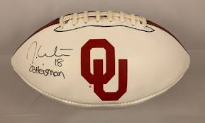 Jason White 18 AUTOGRAPHED 2003 Heisman Trophy Winner Signed Football | eBay