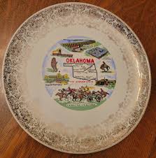 10" Vintage Collector Plate Oklahoma | eBay