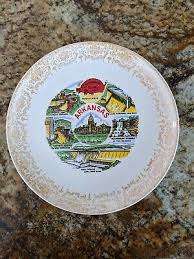 Arkansas Souvenir Decorative State Plate, 9.25" Pre-owned ...