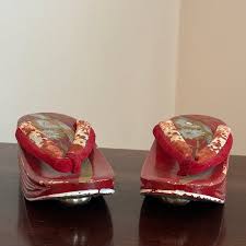 Mid-20th Century Japanese Geisha Geta Shoes -- A Pair | Chairish