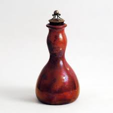 Earthenware bottle by Herman A. Kähler Keramik N2266 - Freeforms