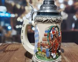 Ceramic Beer Stein, Limited Edition King - Etsy