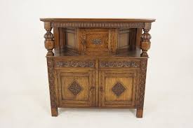 Carved Oak Court Cupboard, Sideboard, Buffet, Chiffonier ...