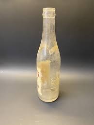 Vintage 1948 Chokola Sparkling Beverages ACL Label Clear Glass Soda Bottle | eBay