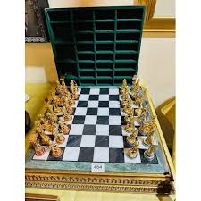 Compton & Woodhouse 22ct Gold Plated Tutankhamun Chess Set ...