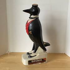 Old Crow Whiskey Kentucky Straight Bourbon Whiskey Penguin Decanter for Your Barware Display - Etsy