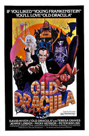 Old Dracula David Niven vintage Horror movie poster print | eBay