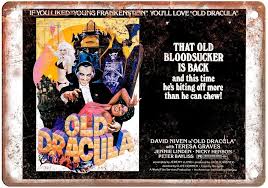 Old Dracula Vintage Movie Poster Old Retro Look Metal Sign ...