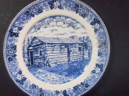 Staffordshire Vintage England LINCOLN'S NEW SALEM ILLINOIS ...