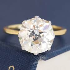 4.74ct Old Mine Cut Diamond Solitaire – GIA Certified ...