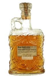 OLD FORESTER 1948 1953 4/5 QUART 86 PROOF DECANTER ...