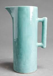 Lot - Van Briggle Green Glazed Art Pottery Pitcher, H: 11 1 ...