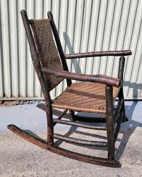 Signed Old Hickory Rocking Chair at 1stDibs