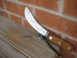 1930s Vtg 6" Curved Blade * UNMARKED * Carbon Butcher ...