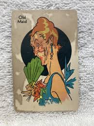 1940's 1950's Old Maid Playing Card The Old Maid Vtg | eBay