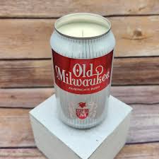 Old Milwaukee Beer Can Soy Wax Candle with Custom Scent ...