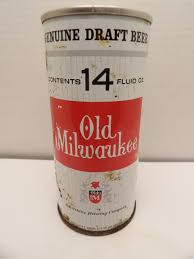 14oz OLD MILWAUKEE G.D. 1969 STRAIGHT STEEL PULL TAB BEER ...