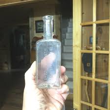 Antique Druggist Glass Bottle Cork Top Williams & Carleton ...