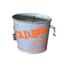 Vintage Minnow Bucket Old Pal by Woodstream Corp Galvanized Fishing Pail | eBay