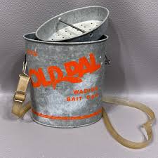 旧PAL 钓鱼鱼饵桶| eBay