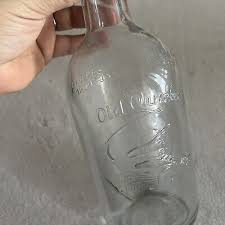 Antique "Old Quaker" Bourbon Whiskey Embossed Clear Glass Bottle 11” Tall | eBay