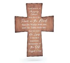 OLD RUGGED CROSS WALL HANGING - Ultimate Party Super Stores
